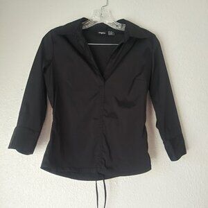 Langenis women's size XS black top